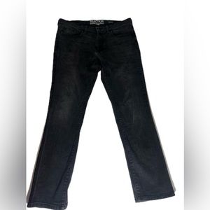 Reaction Kenneth Cole Black Slim Fit Straight Leg Denim Jeans Men’s Size 34/30